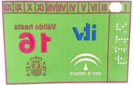 MOT (ITV) sticker
