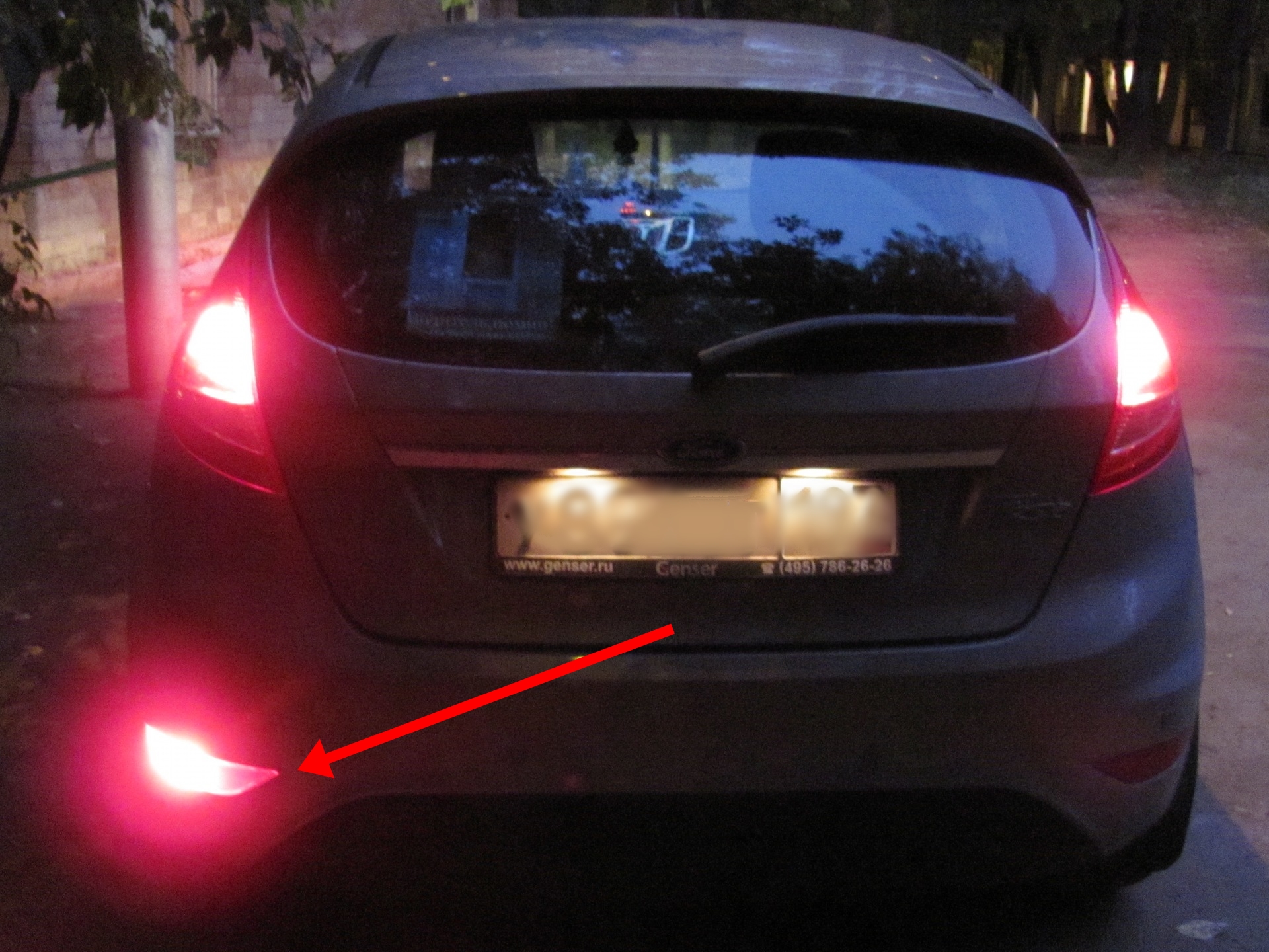 Luz Antiniebla Trasera