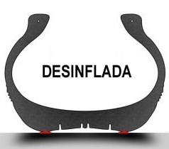 Less air in the tyre (underinflated)
