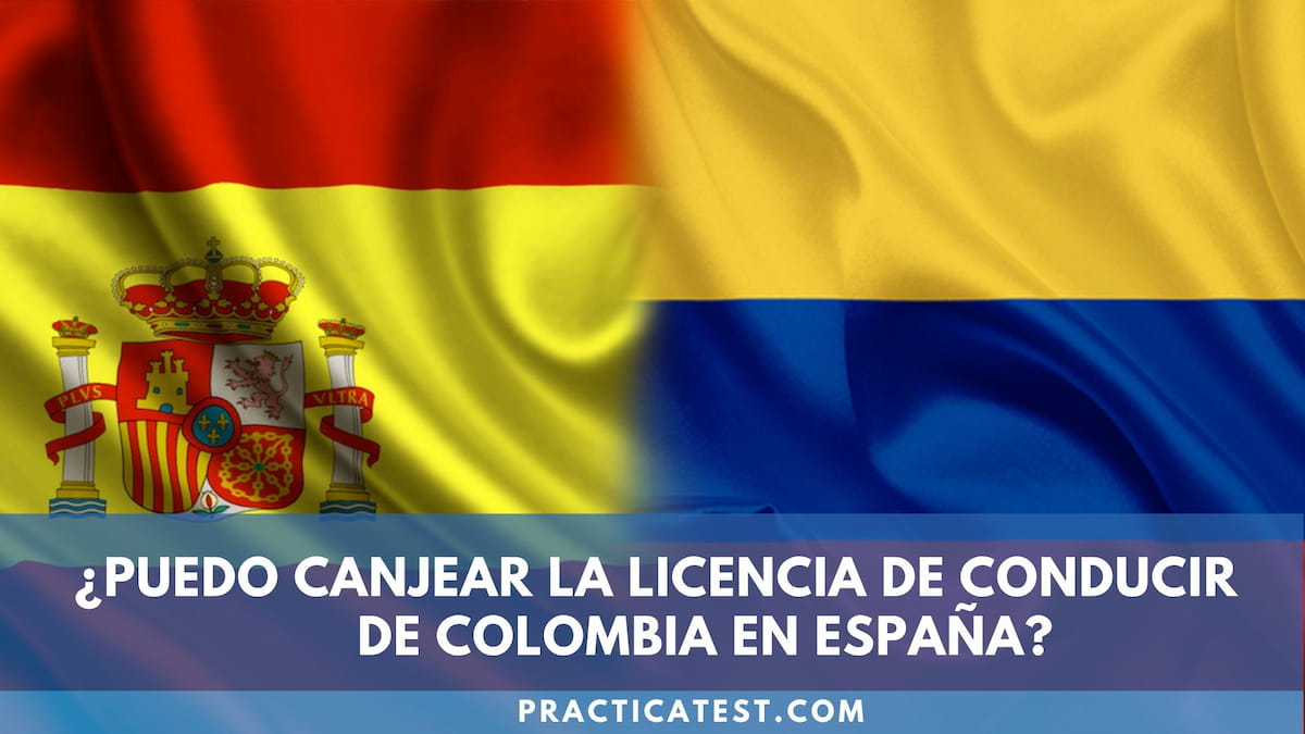 Canje de permiso de conducir de Colombia en España