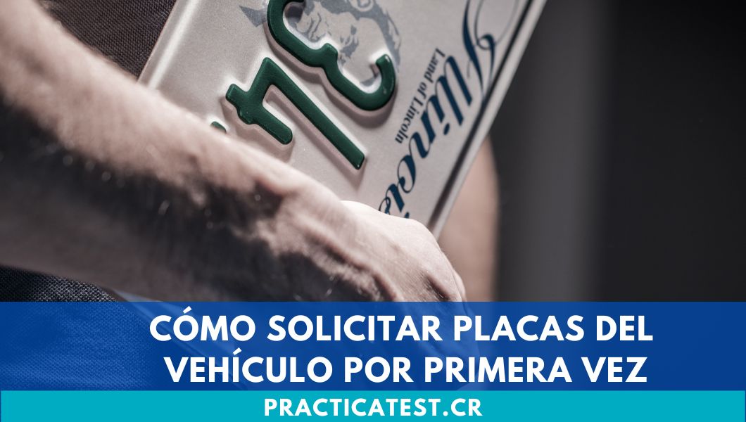 Cómo solicitar placas del vehículo por primera vez