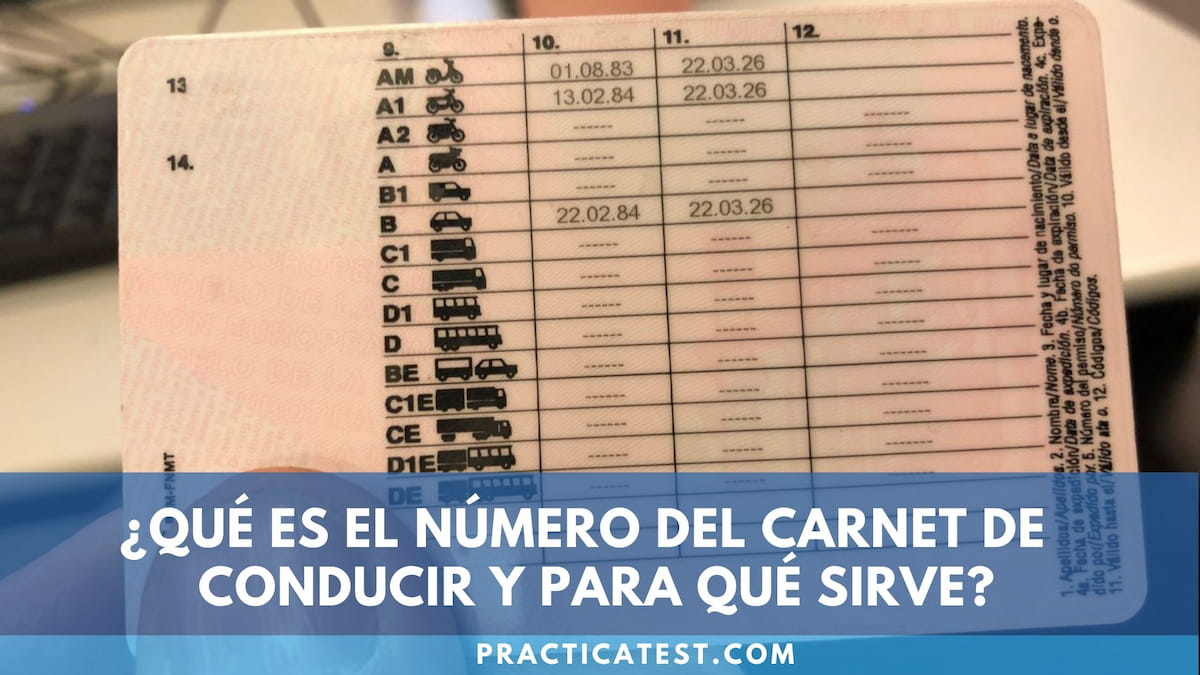  Qu Es El N mero Del Carnet De Conducir Y Para Qu Sirve 